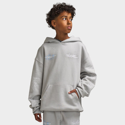 Supply & Demand Junior Chandail à Capuchon Craze / Gris 