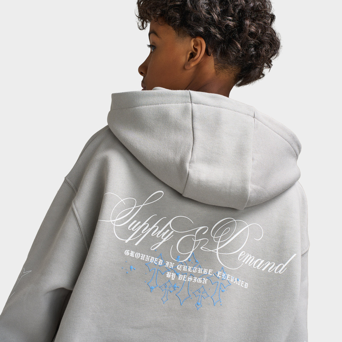 Supply & Demand Junior Chandail à Capuchon Craze / Gris 