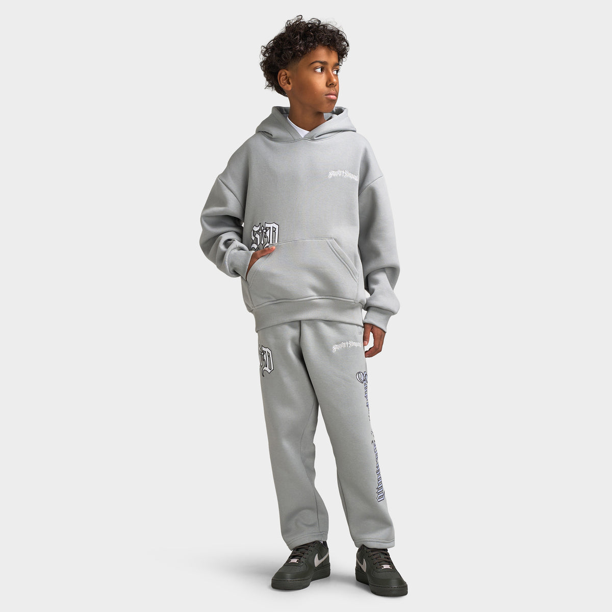 Supply & Demand Juniors' Atomic Hoodie / Ultimate Grey