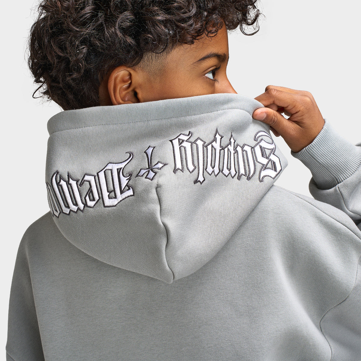 Supply & Demand Juniors' Atomic Hoodie / Ultimate Grey