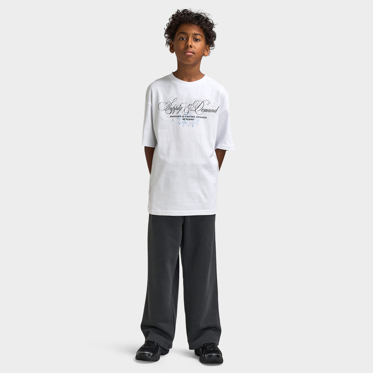 Supply & Demand Juniors' Fracture Pants / Washed Black