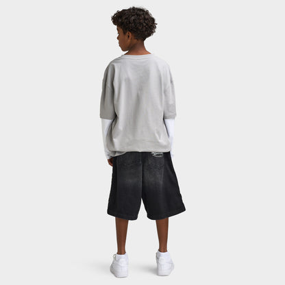 Supply & Demand Junior T-shirt à Manches Longues Global / Gris Ultimate