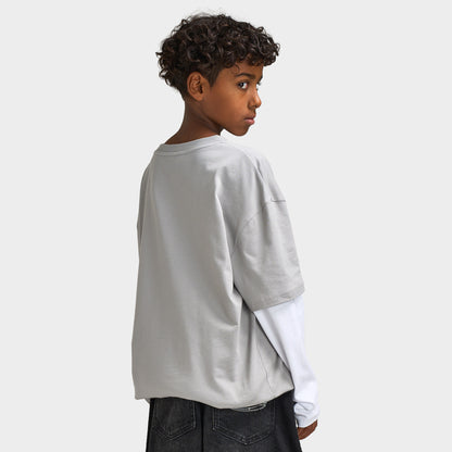 Supply & Demand Junior T-shirt à Manches Longues Global / Gris Ultimate