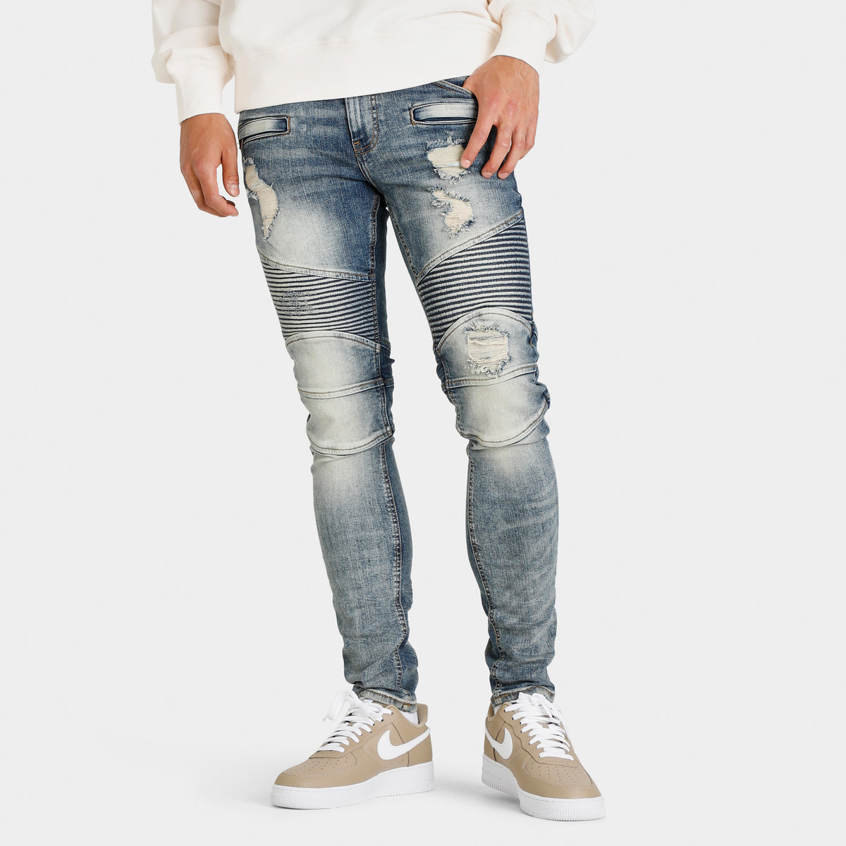 Jeans Chaos Supply & Demand / Bleu JD Sports