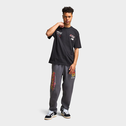 Supply & Demand Track Graphic T-Shirt / Noir