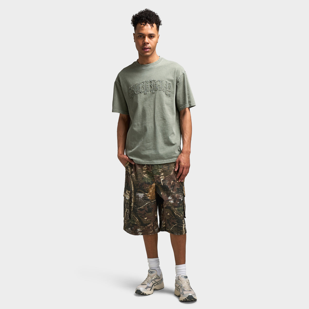 Supply & Demand Aydar T-shirt Graphique / Vert Ivoire Délavé