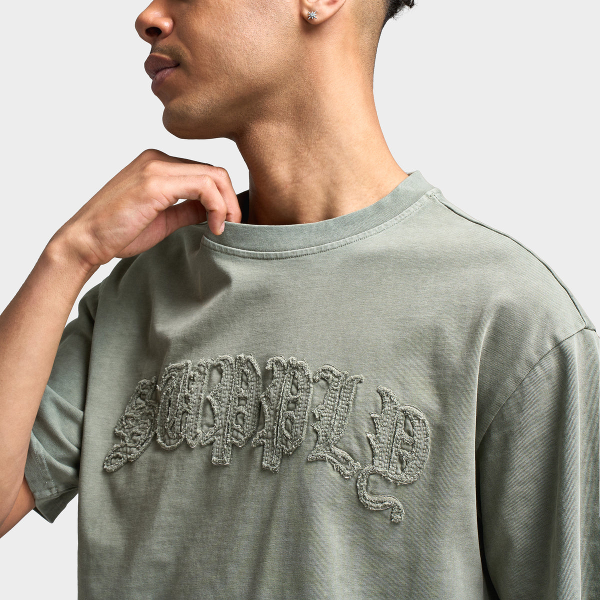 Supply & Demand Aydar T-shirt Graphique / Vert Ivoire Délavé
