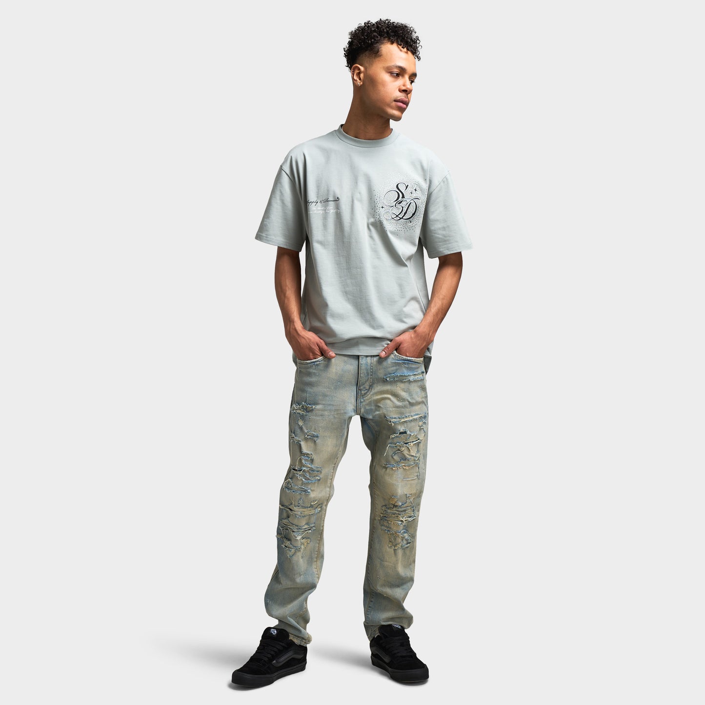 Supply & Demand Klink T-Shirt graphique / Noir lavé