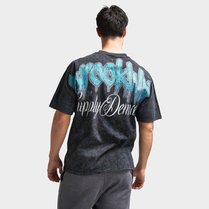 Supply & Demand Irvine T-Shirt Graphique / Noir Délavé