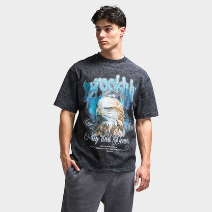 Supply & Demand Irvine T-Shirt Graphique / Noir Délavé