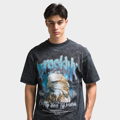Supply & Demand Irvine T-Shirt Graphique / Noir Délavé