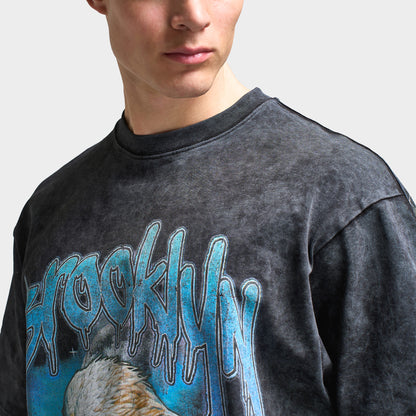 Supply & Demand Irvine T-Shirt Graphique / Noir Délavé