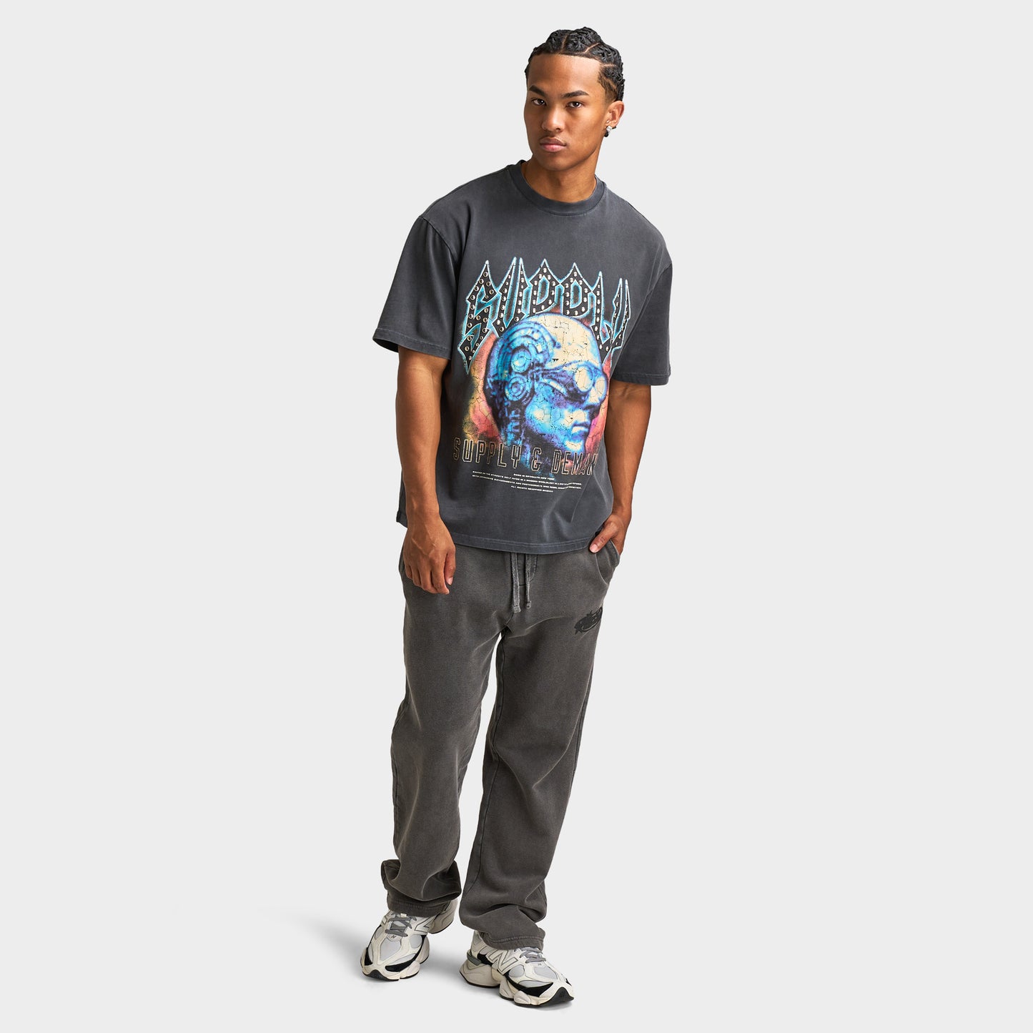Supply & Demand Fracture Pant / Washed Black