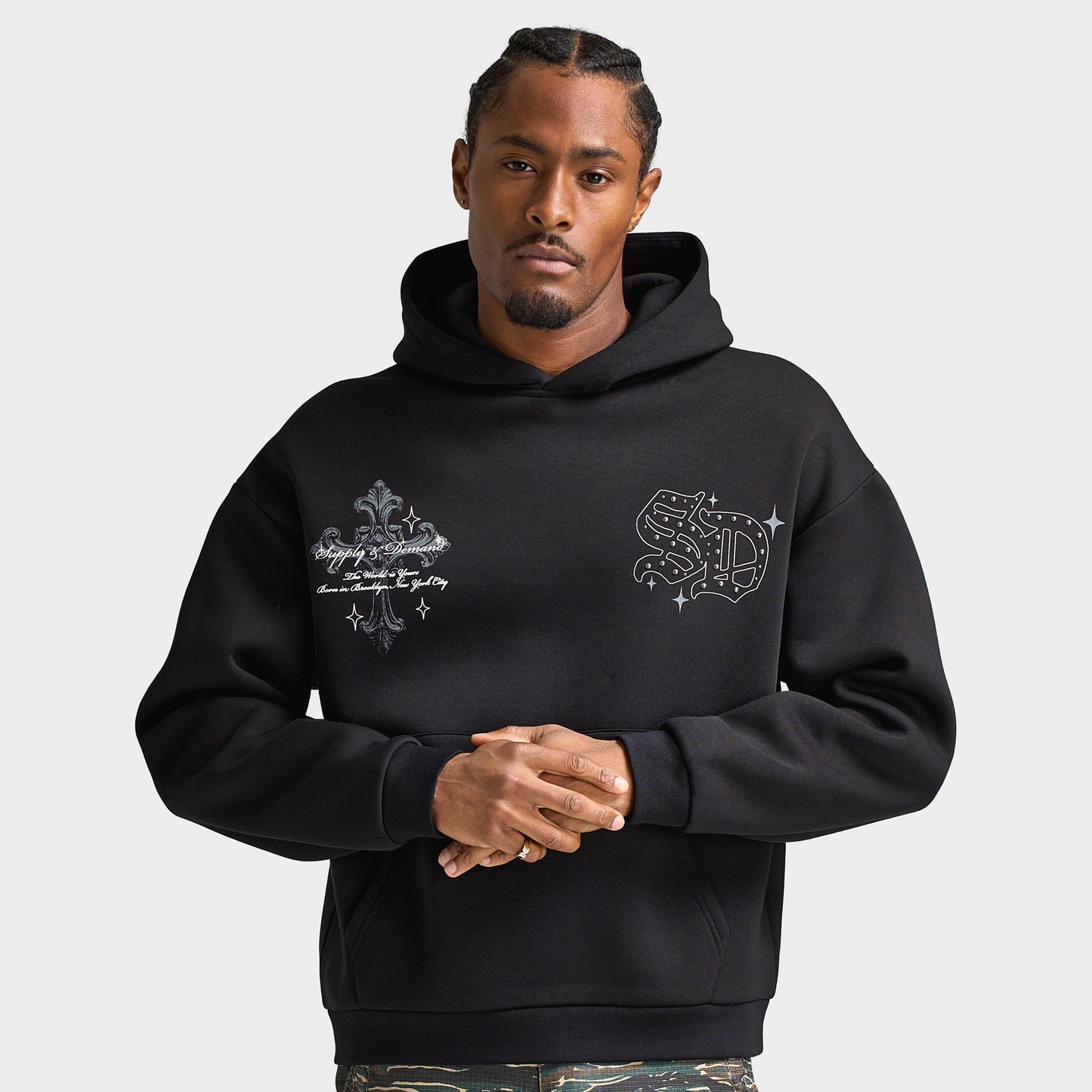 Supply & Demand Lamar Chandail à Capuchon / Noir