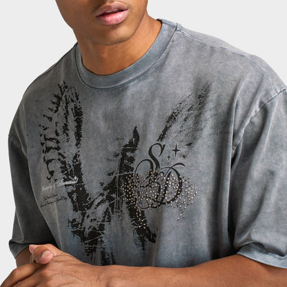 Supply & Demand Sherman t-shirt / Froissé Gris