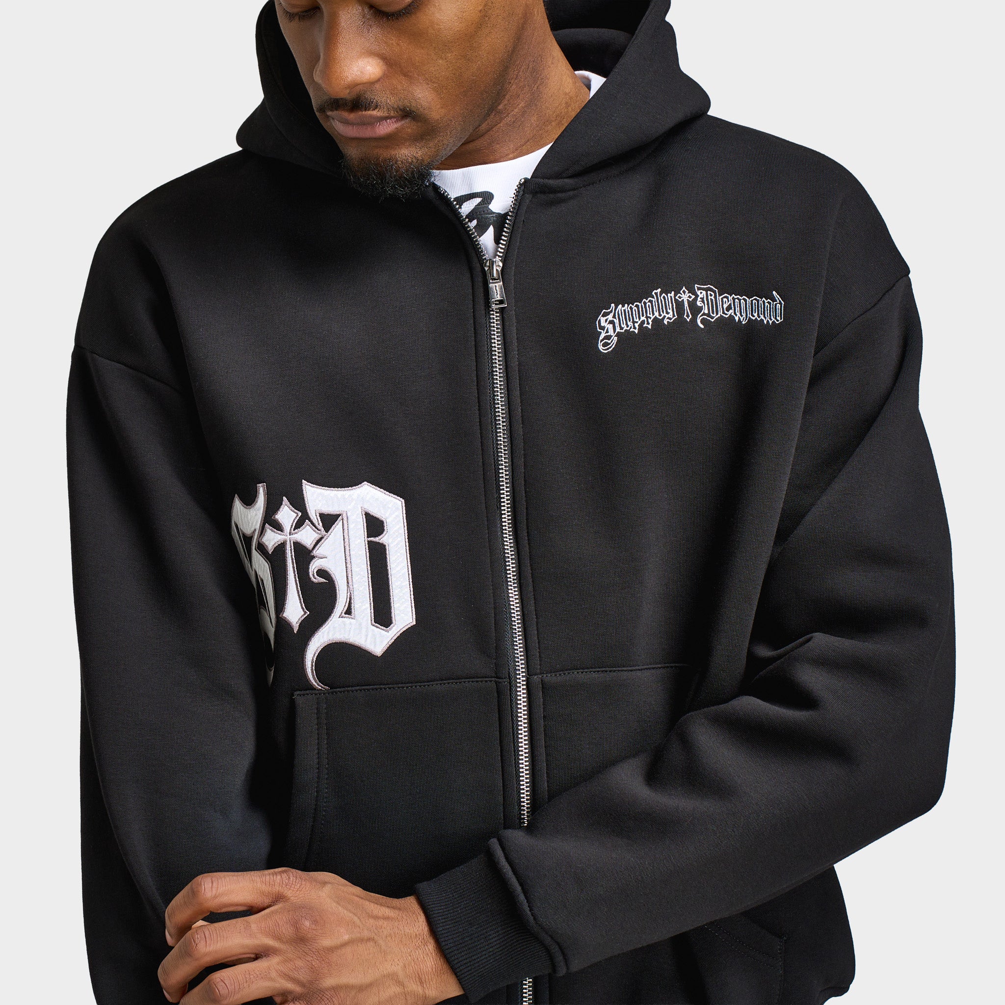 Supply & Demand Atomic Zip Up Hoodie / Black – JD Sports