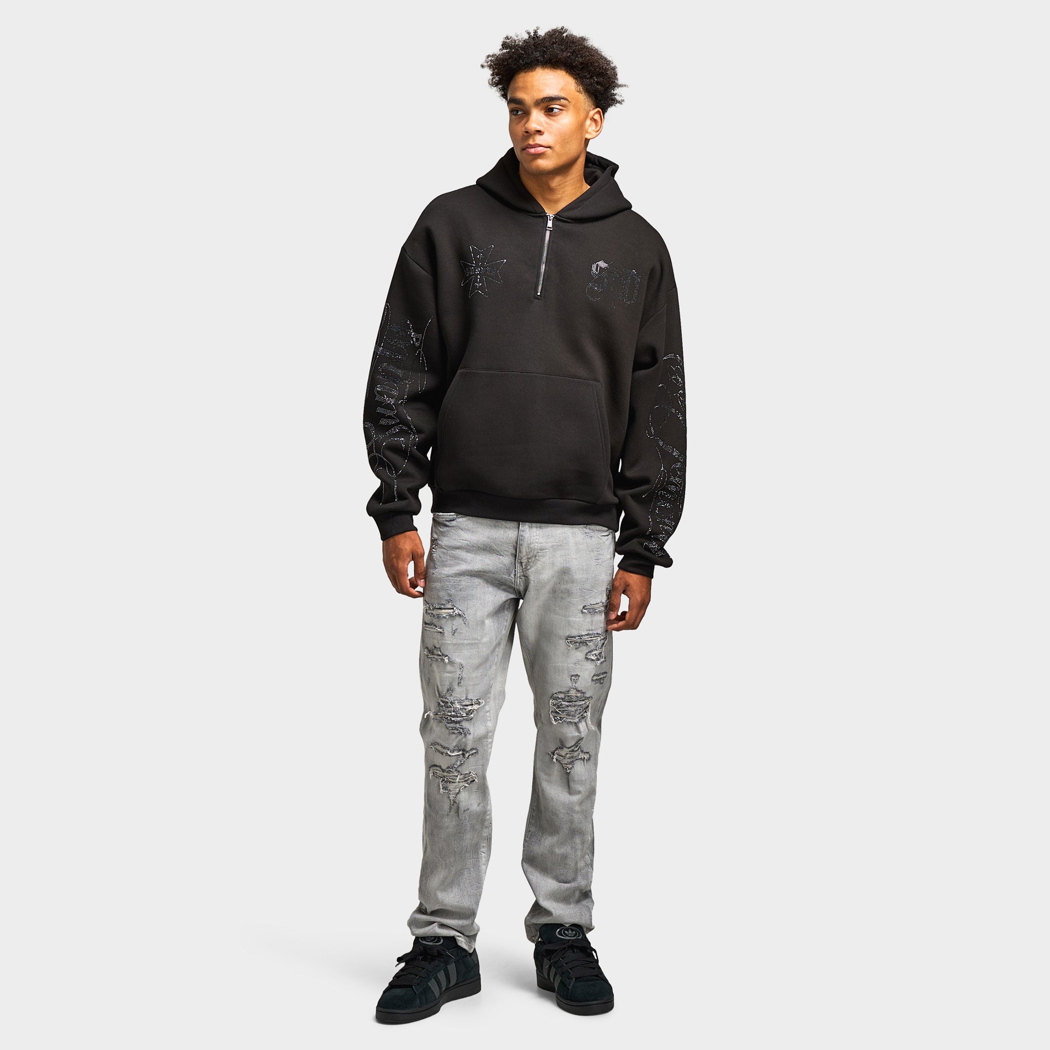 Supply & Demand Dust 1/4 Zip Hoodie / Black – JD Sports