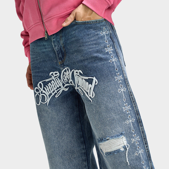 Supply & Demand Cholo Jean / Light Blue Wash Denim