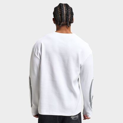 Supply & Demand Bonez Graphic Waffle T-Shirt / Optic White