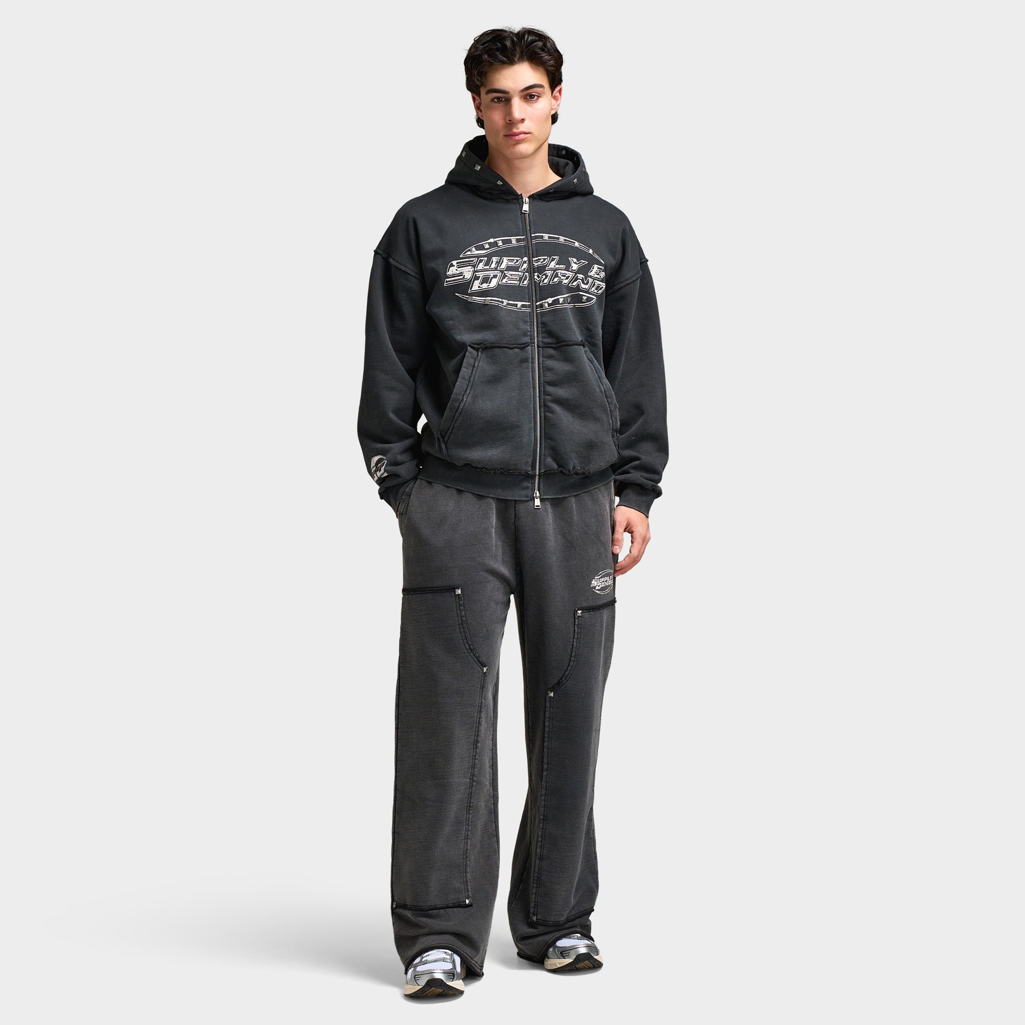 チケット Re Cut Supply Zip Hoodie Supply & Demand Tuscan Full Zip Hoodie / Black – JD Sports