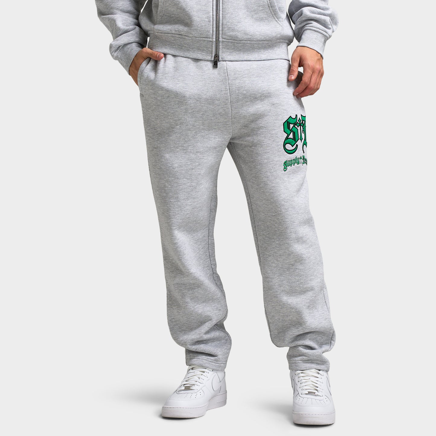 Supply & Demand Atomic Joggers / Light Grey Marl