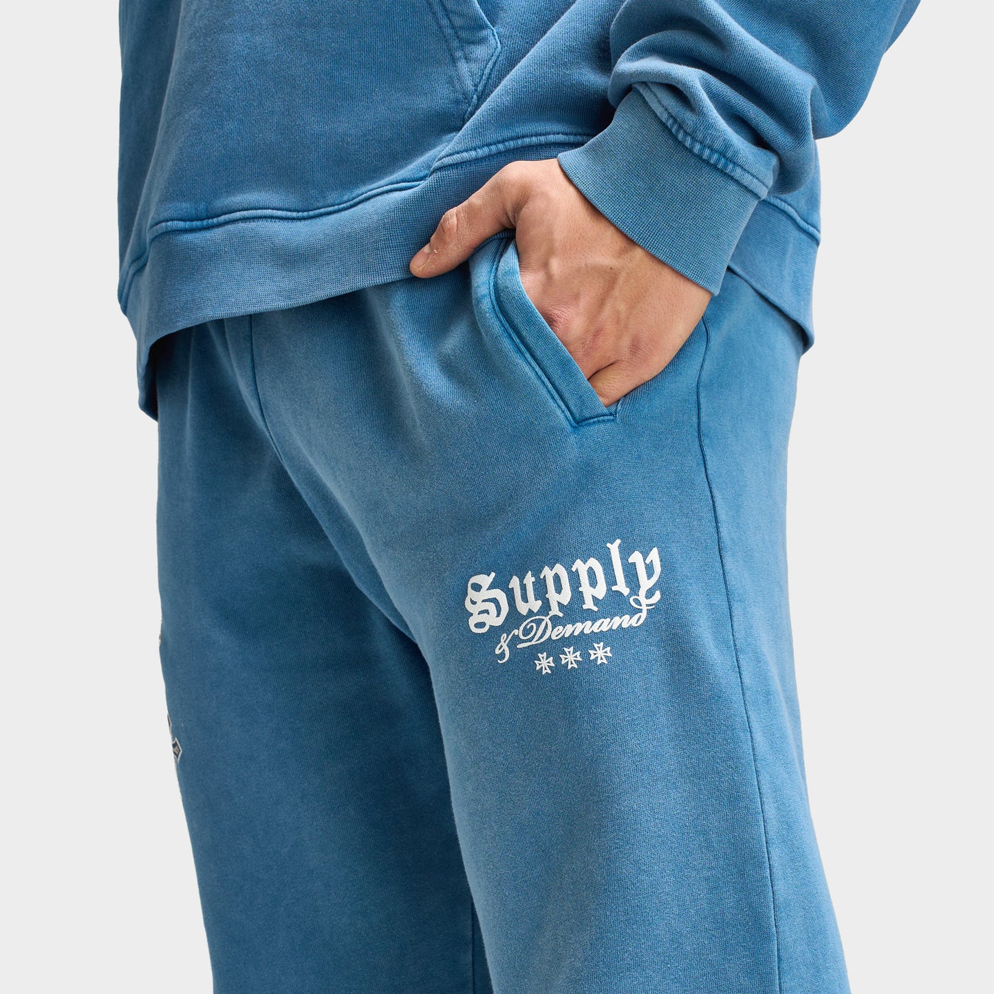 Supply & Demand Crosses Joggers / Copen Blue