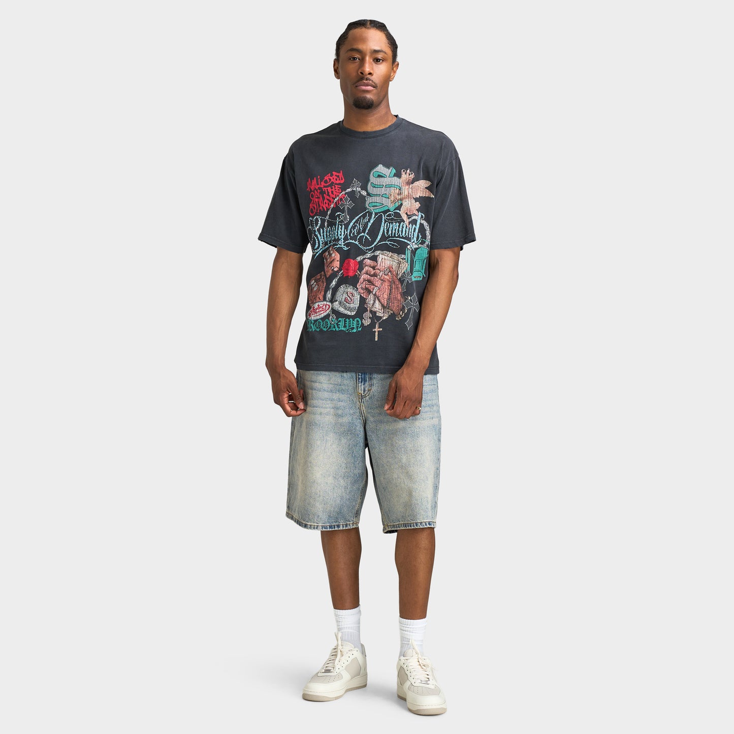 Supply & Demand T-shirt Motley  / Noir