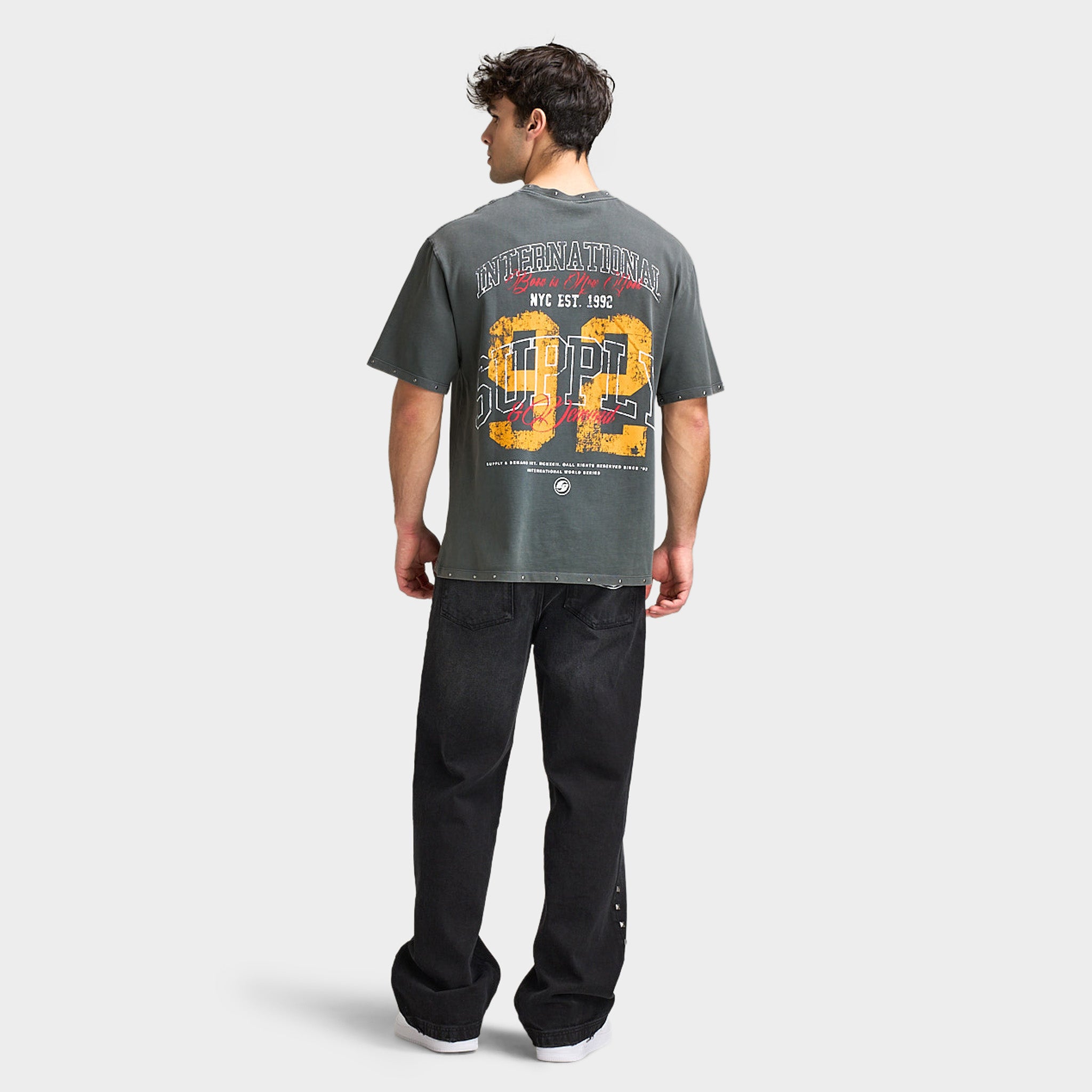 Supply & Demand Transfer T-Shirt / Volcanic Ash – JD Sports