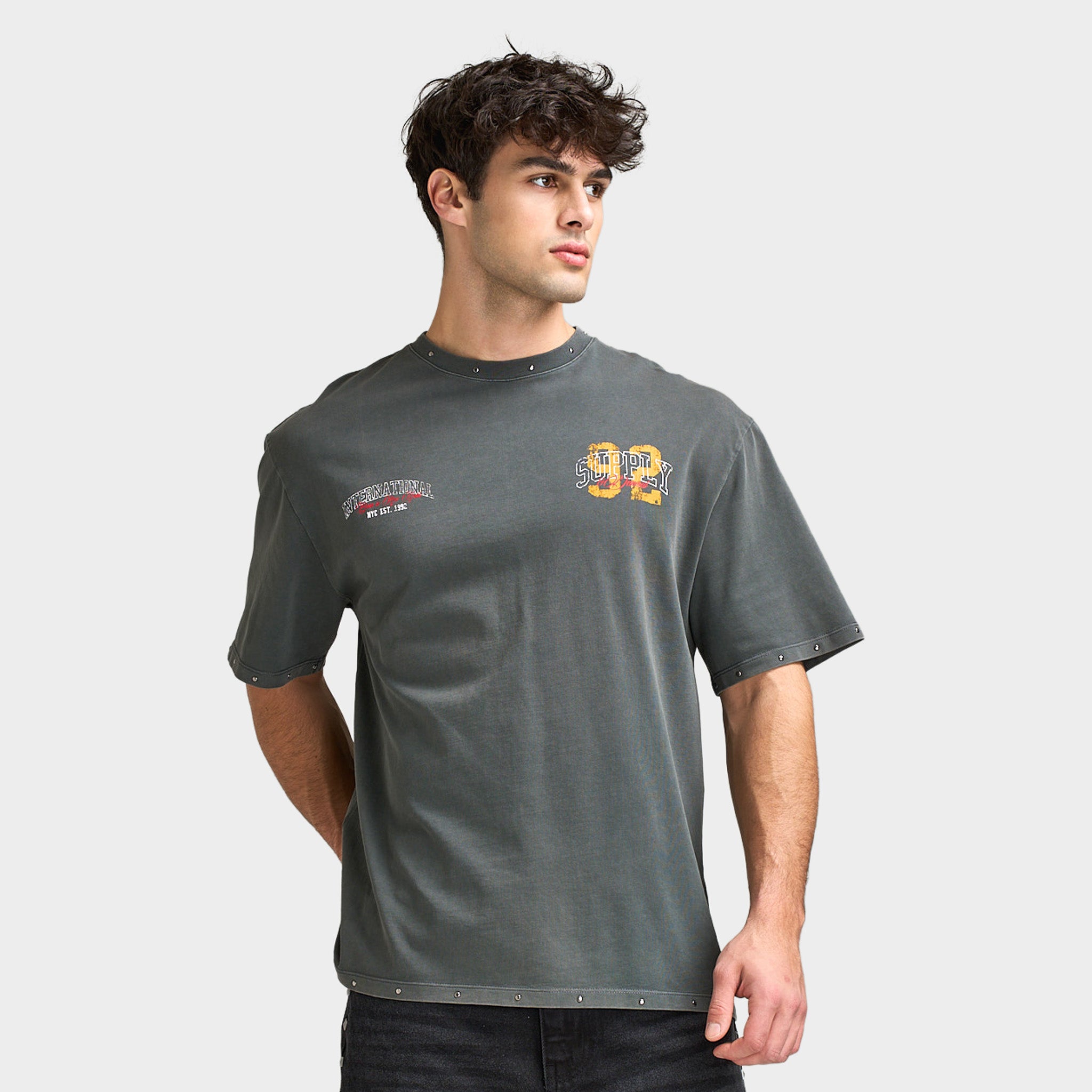 Supply & Demand Transfer T-Shirt / Volcanic Ash – JD Sports