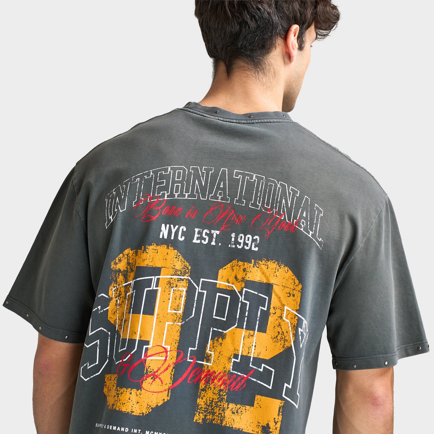 Supply & Demand Transfer T-Shirt / Volcanic Ash