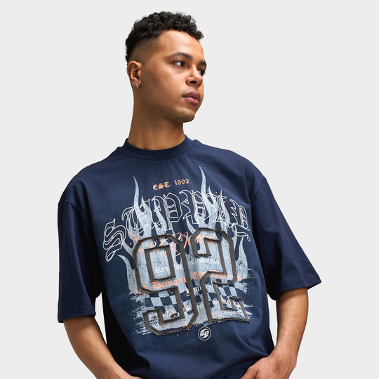 Supply & Demand Stitcher T-Shirt / Washed Navy Blazer