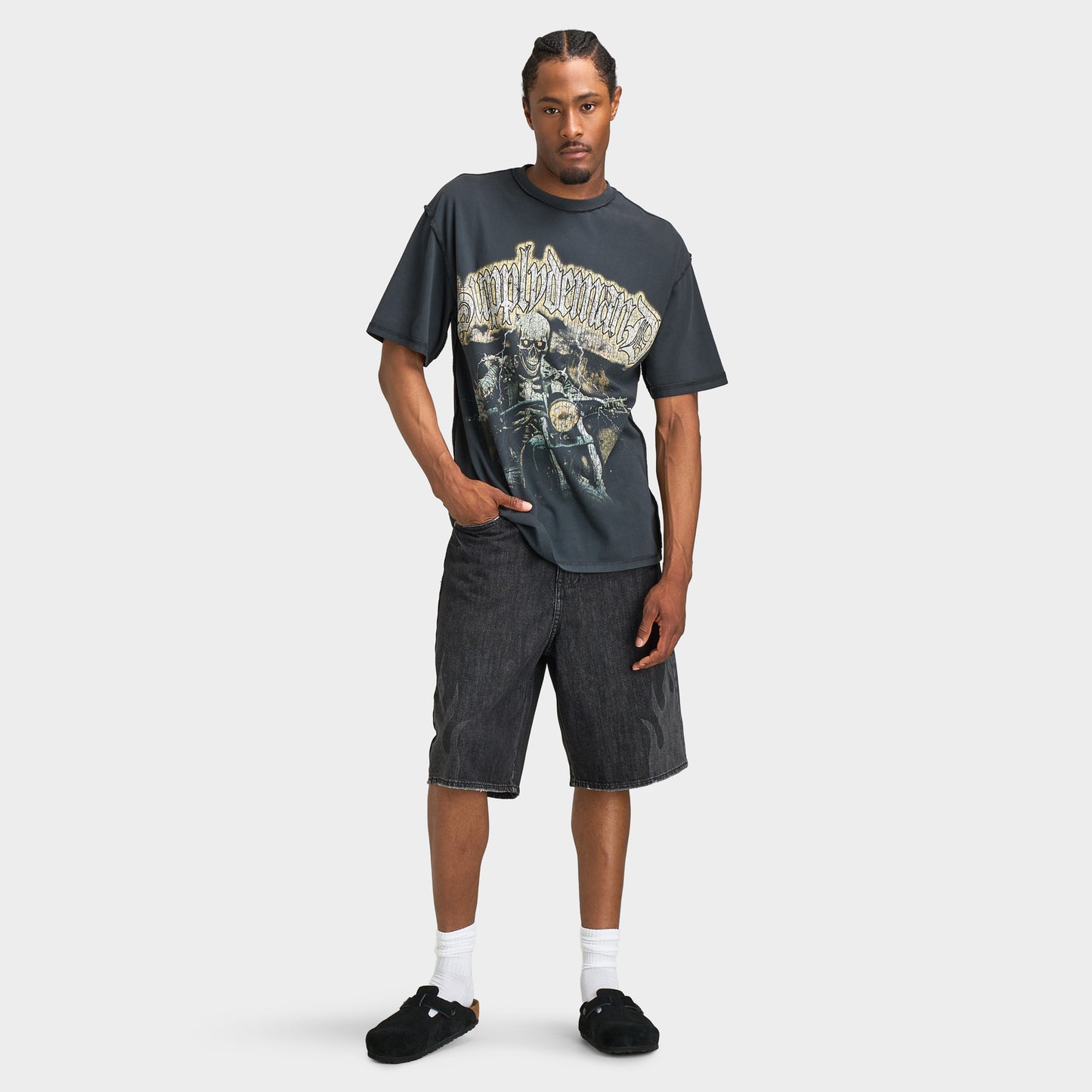 Supply & Demand Quay Flame Short / Noir Délavé