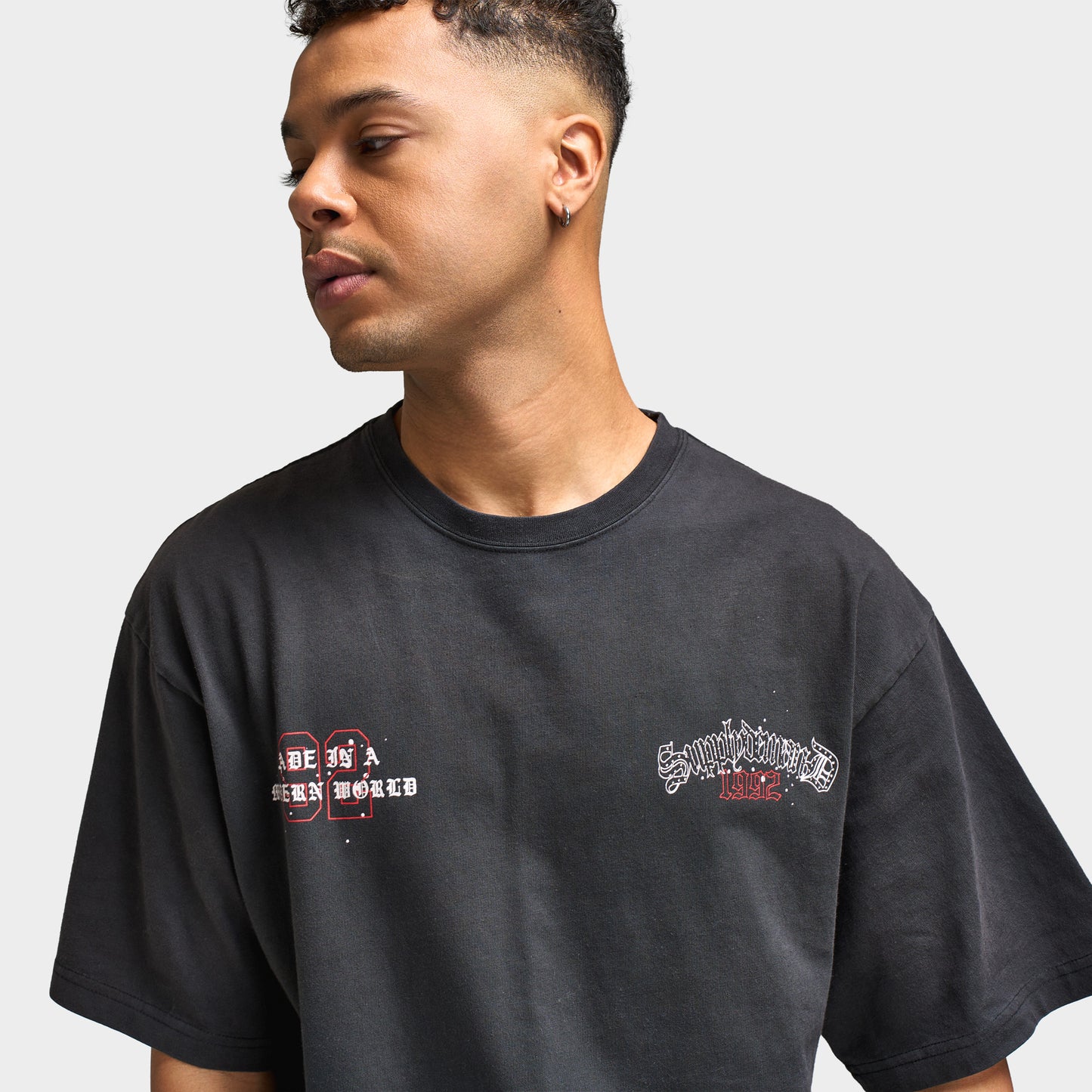 Supply & Demand Farish T-shirt / Noir délavé