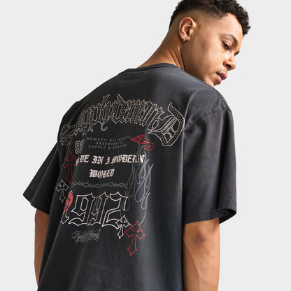 Supply & Demand Farish T-shirt / Noir délavé