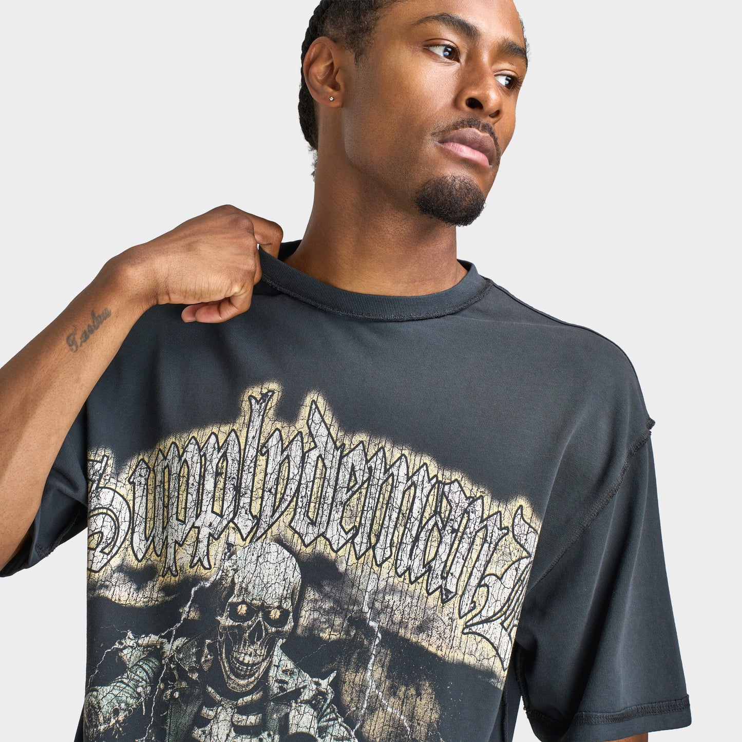 Supply & Demand T-shirt Structuré / Noir Délavé
