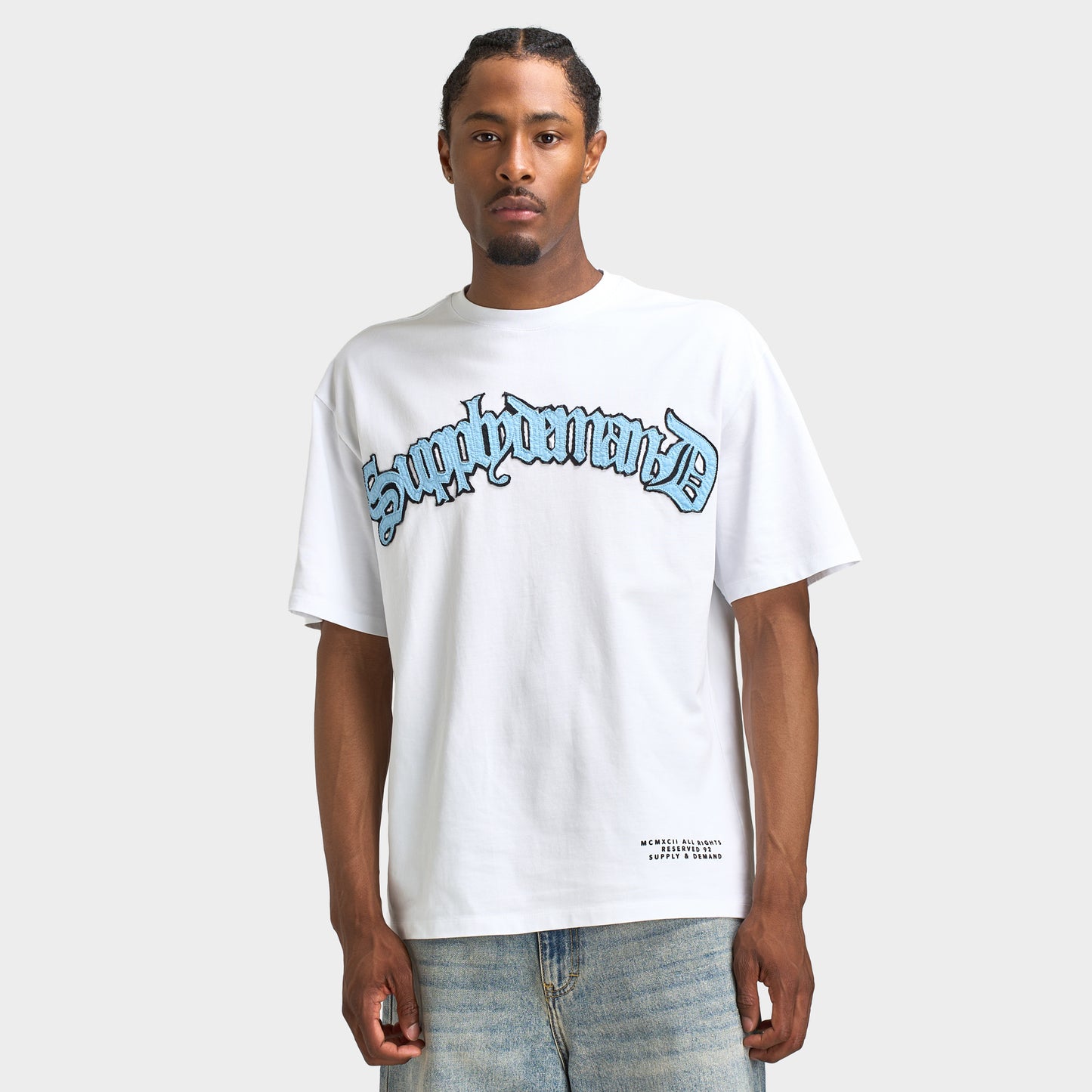 Supply & Demand T-shirt Swatch / Blanc Optique