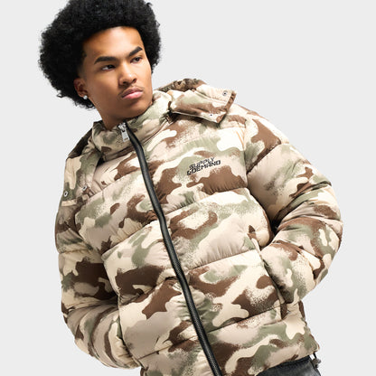 Supply & Demand Veste Spray Camo / Camouflage Deep Lichen