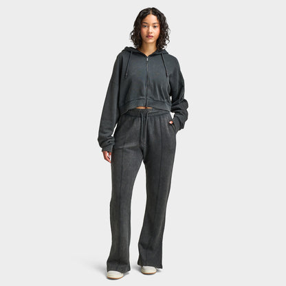 Supply & Demand Pantalon évasé fendu Monair pour femme / Gris délavé