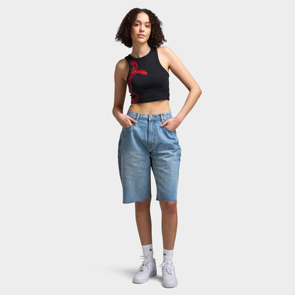 Supply & Demand - Short en jeans Bleek pour femme / Jeans lavés clairs