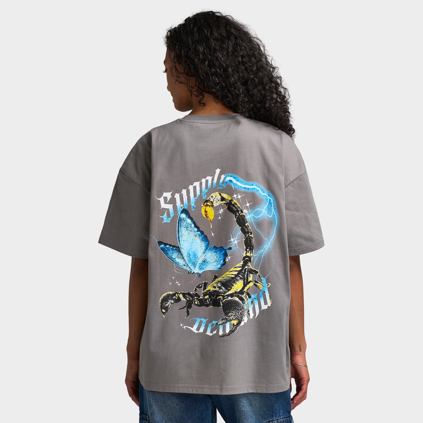 Supply & Demand Women's Scorp Tee / Distressed Grey