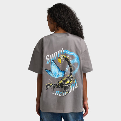 Supply & Demand Women's Scorp Tee / Distressed Grey