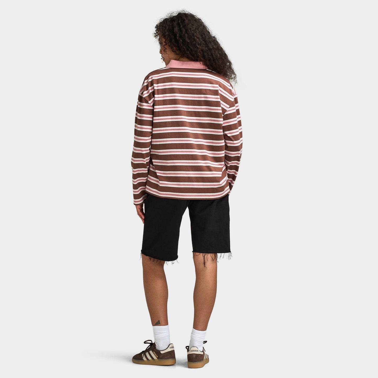 Supply & Demand GLOBE RUGBY T-Shirt / Bridal Rose