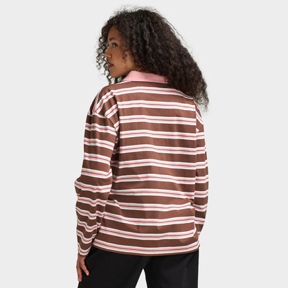 Supply & Demand GLOBE RUGBY T-Shirt / Bridal Rose