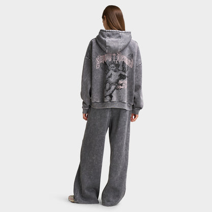 Supply & Demand Barns Over Head Hoodie / Washed Charcoal