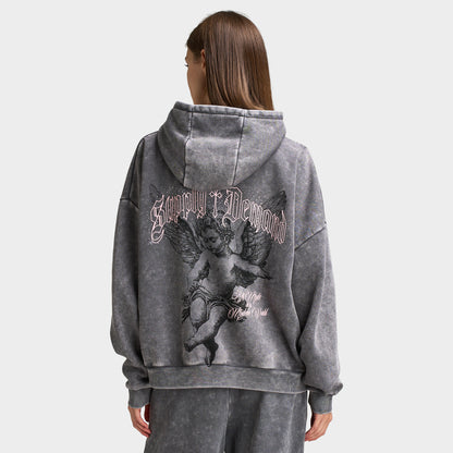 Supply & Demand Barns Over Head Hoodie / Washed Charcoal