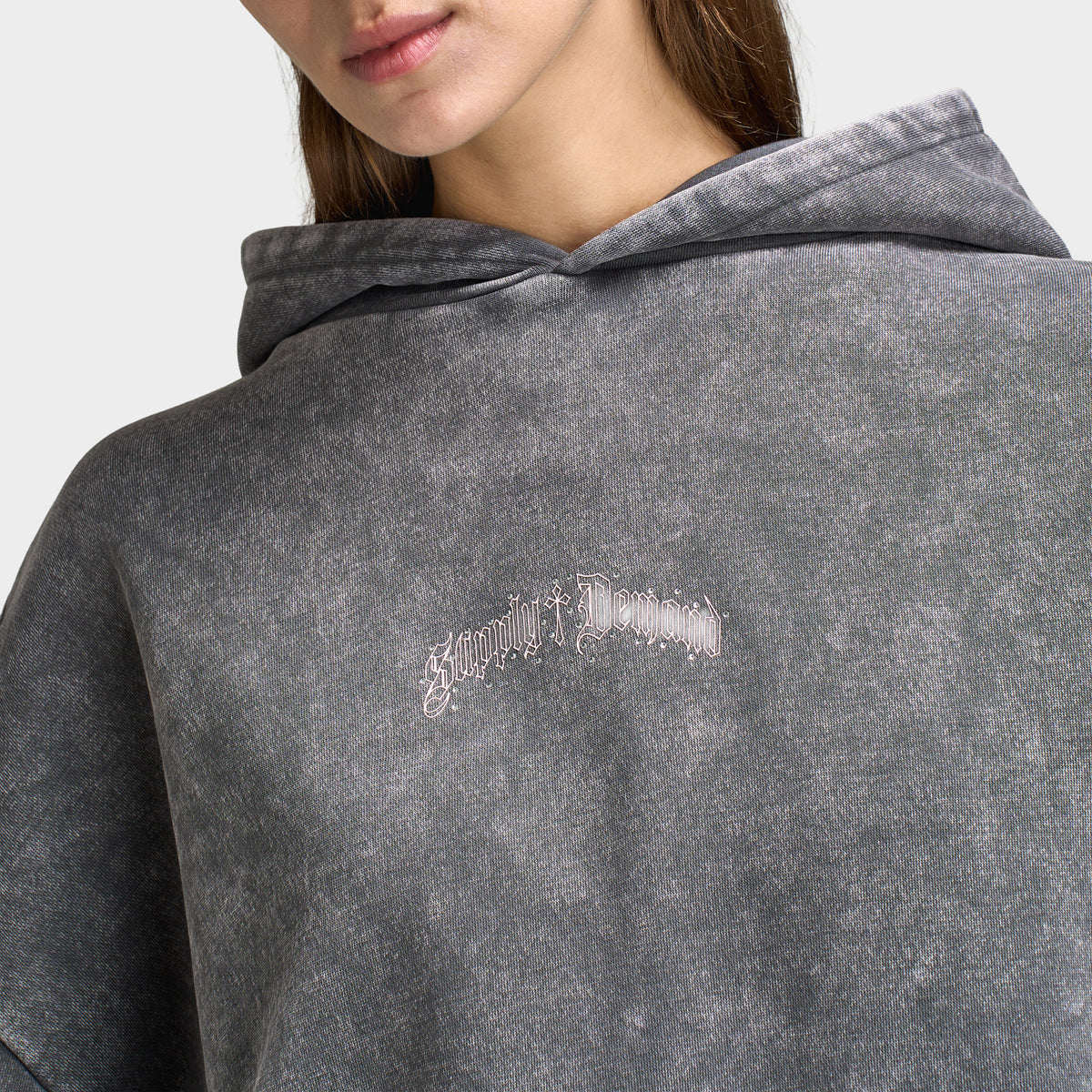Supply & Demand Barns Over Head Hoodie / Washed Charcoal
