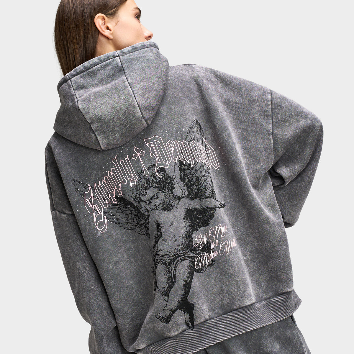 Supply & Demand Barns Over Head Hoodie / Washed Charcoal