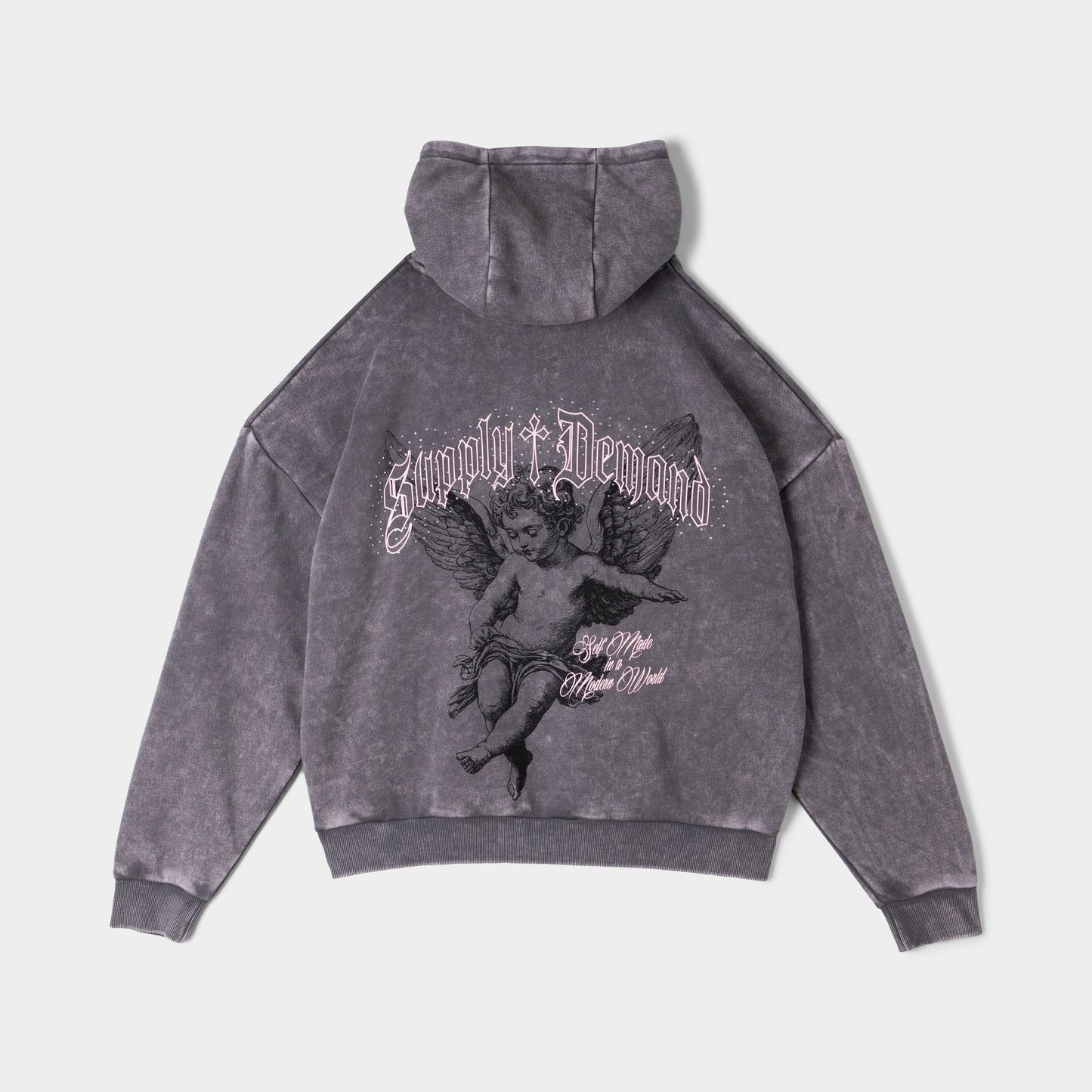 Supply & Demand Barns Over Head Hoodie / Washed Charcoal