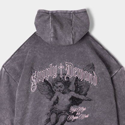 Supply & Demand Barns Over Head Hoodie / Washed Charcoal
