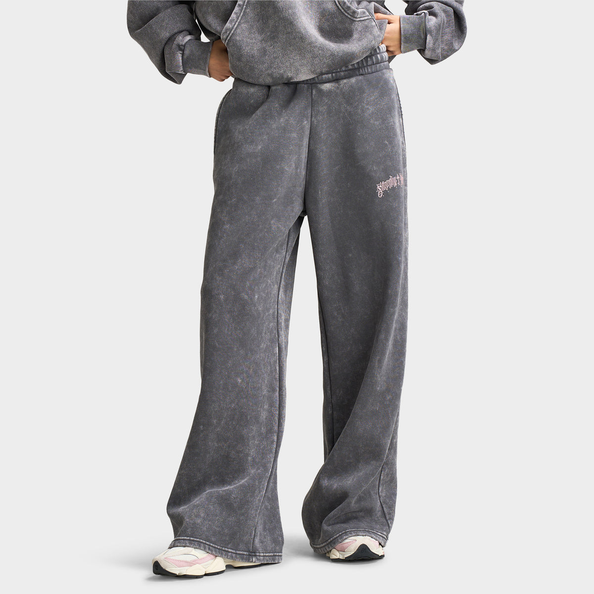 Supply & Demand Barns Wide Leg Pant / Washed Charcoal